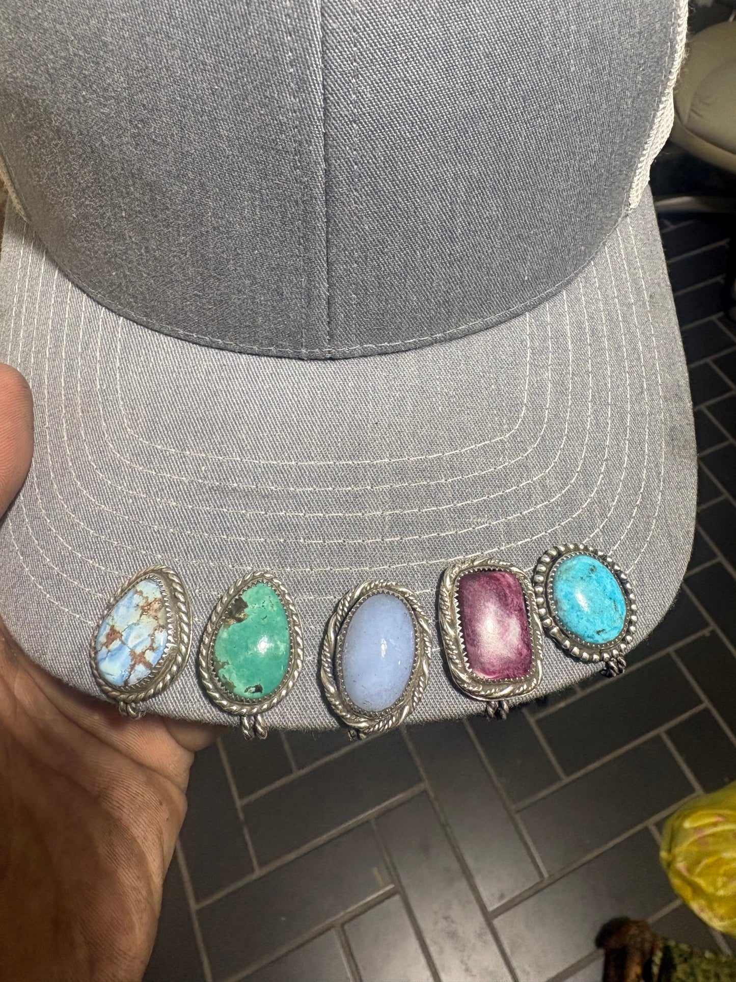 Golden hills hat clip