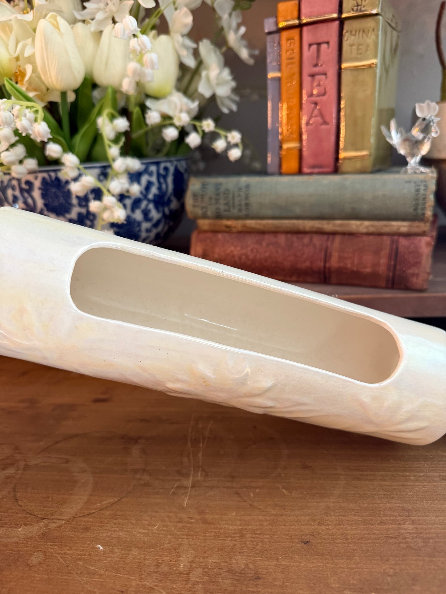 Vintage Rolling Pin Planter