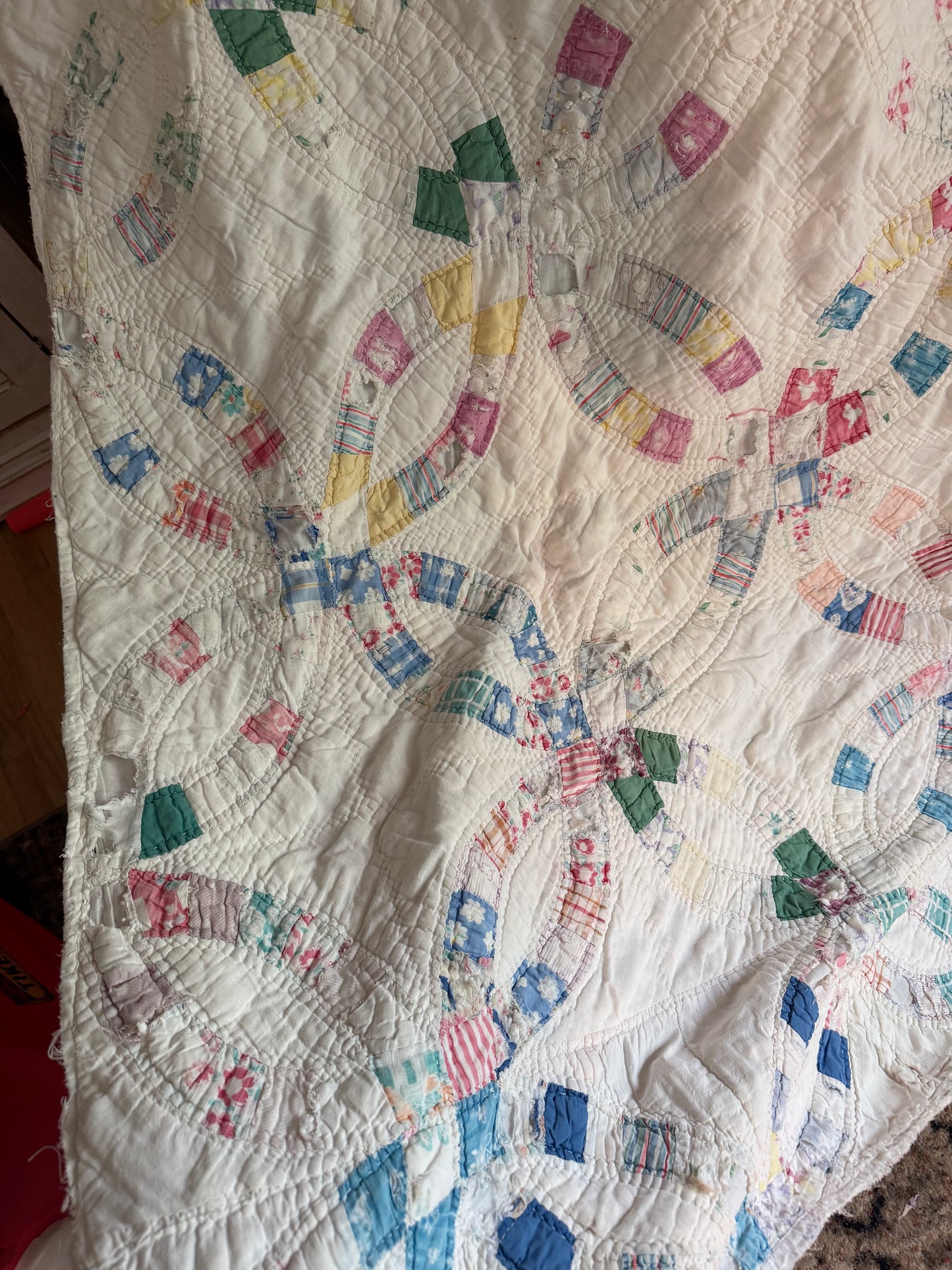 Vintage Wedding Ring Cutter Quilt
