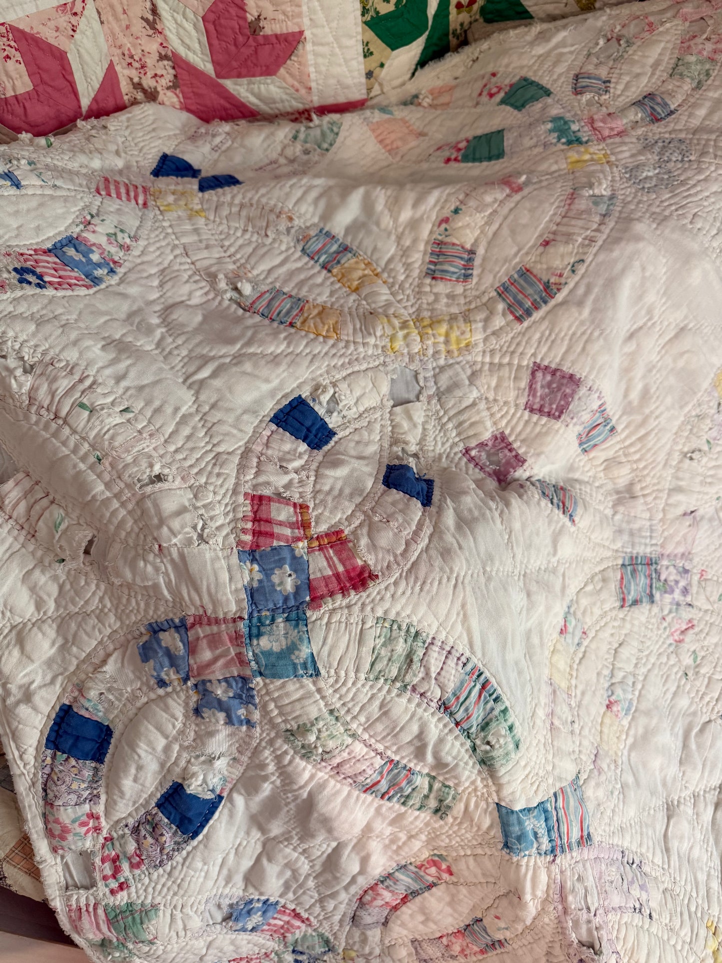 Vintage Wedding Ring Cutter Quilt