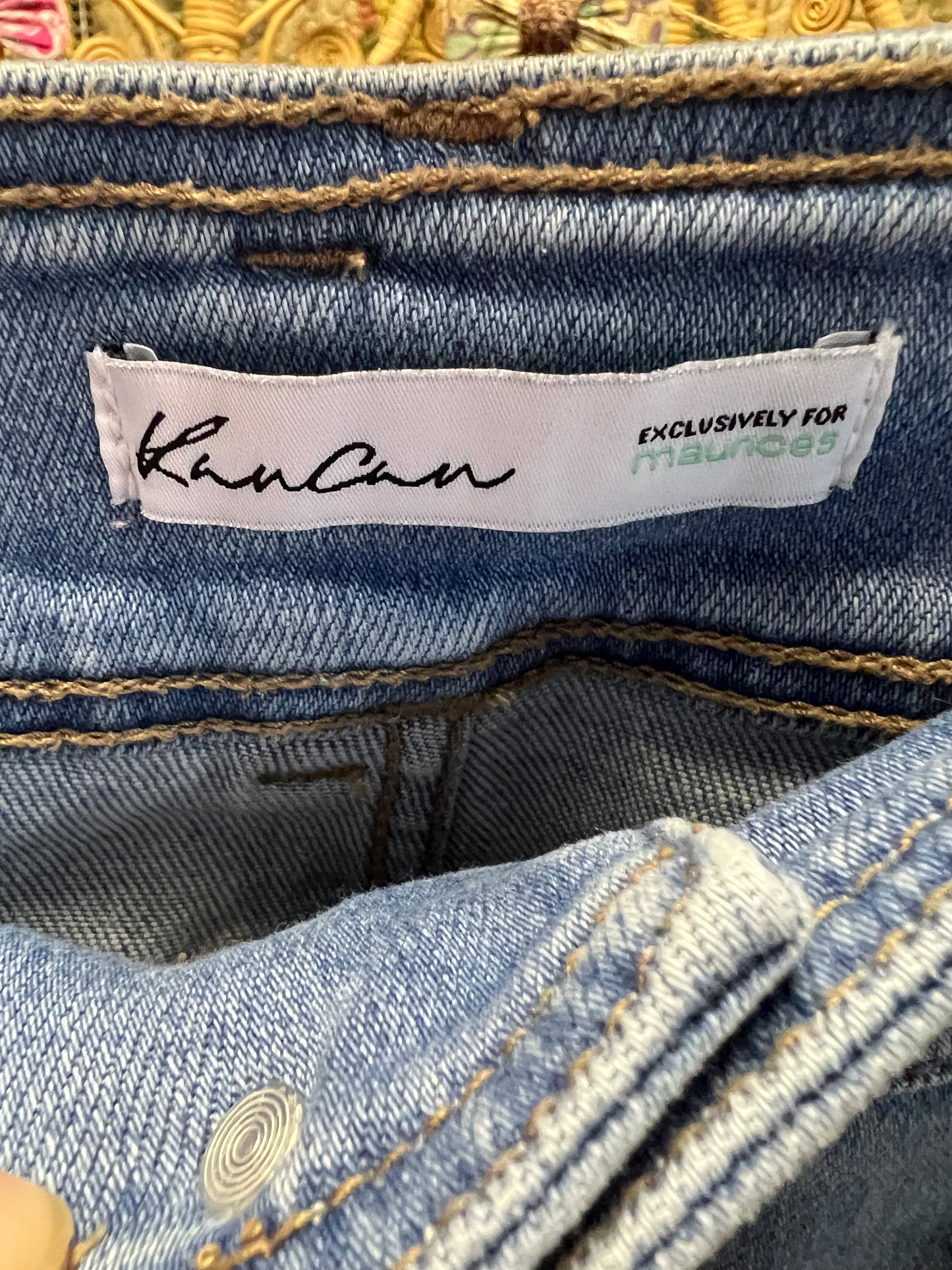 Kancan Quilt Panel Jeans