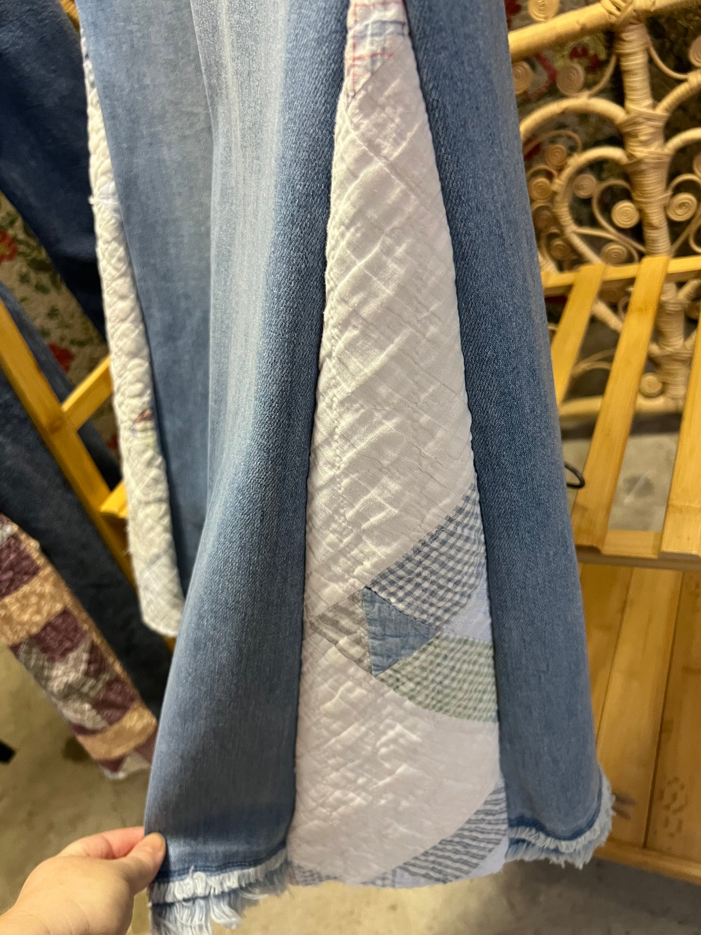 Kancan Quilt Panel Jeans