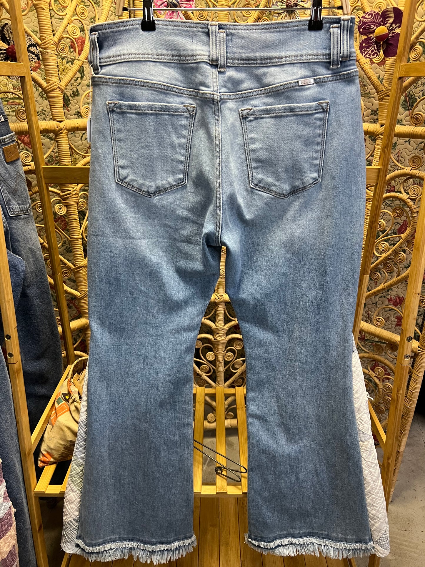 Kancan Quilt Panel Jeans