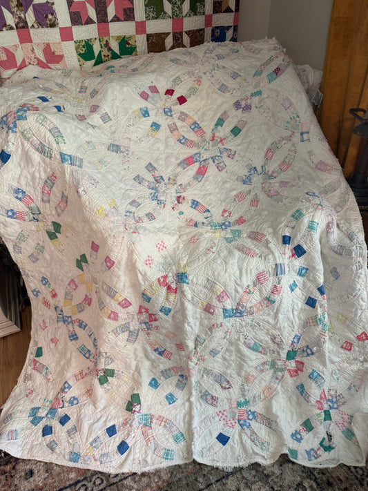 Vintage Wedding Ring Cutter Quilt