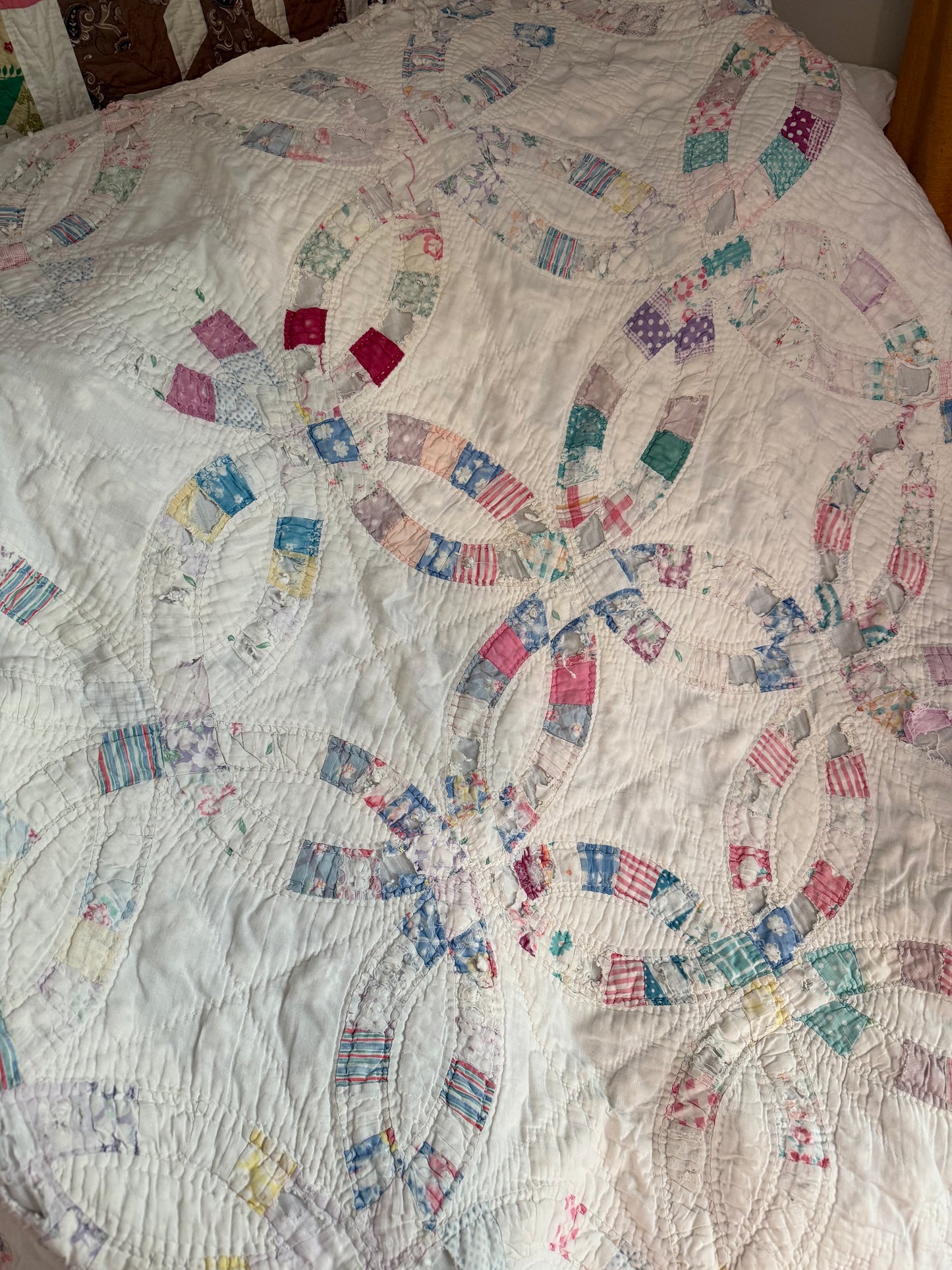 Vintage Wedding Ring Cutter Quilt