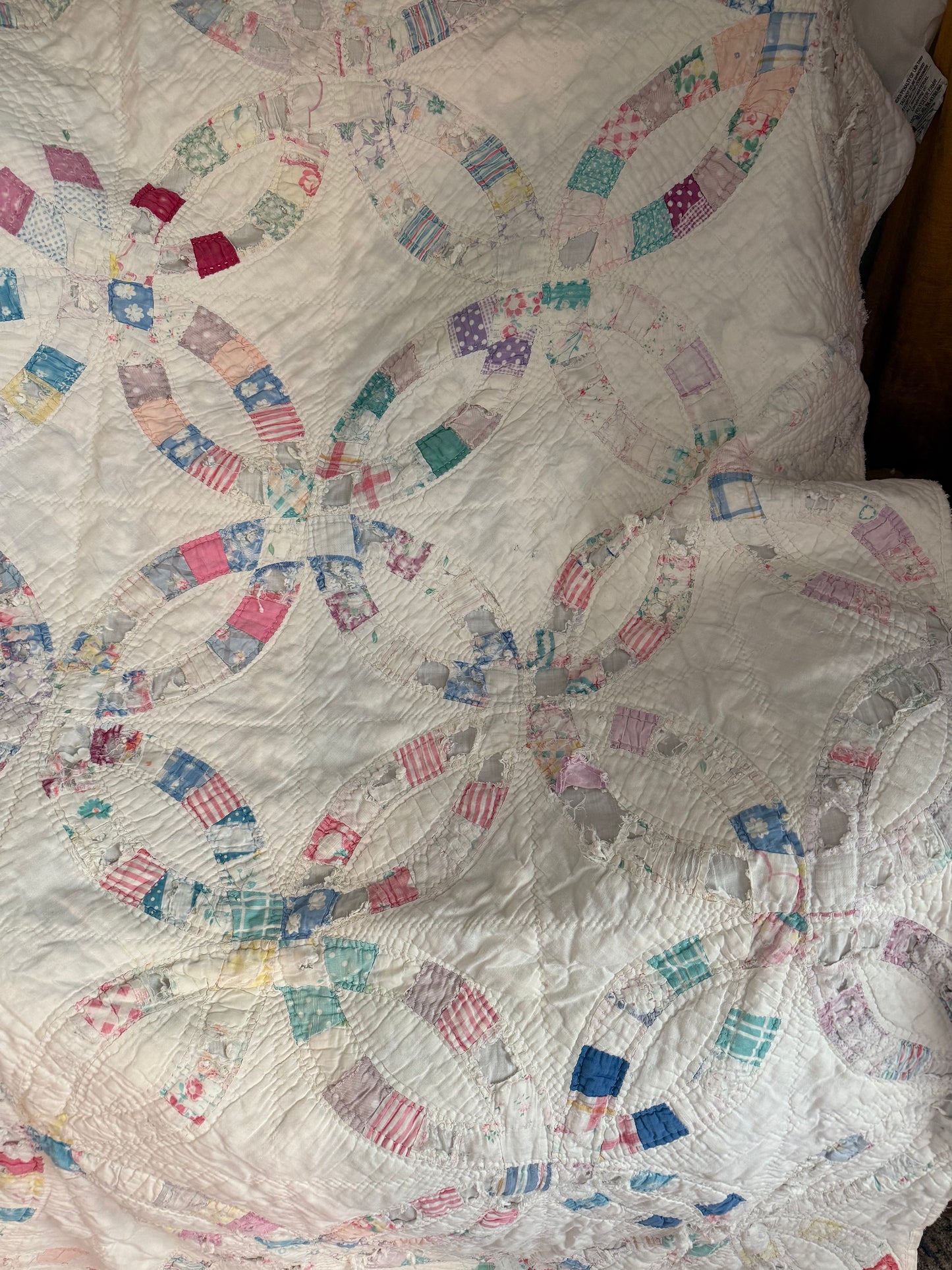 Vintage Wedding Ring Cutter Quilt