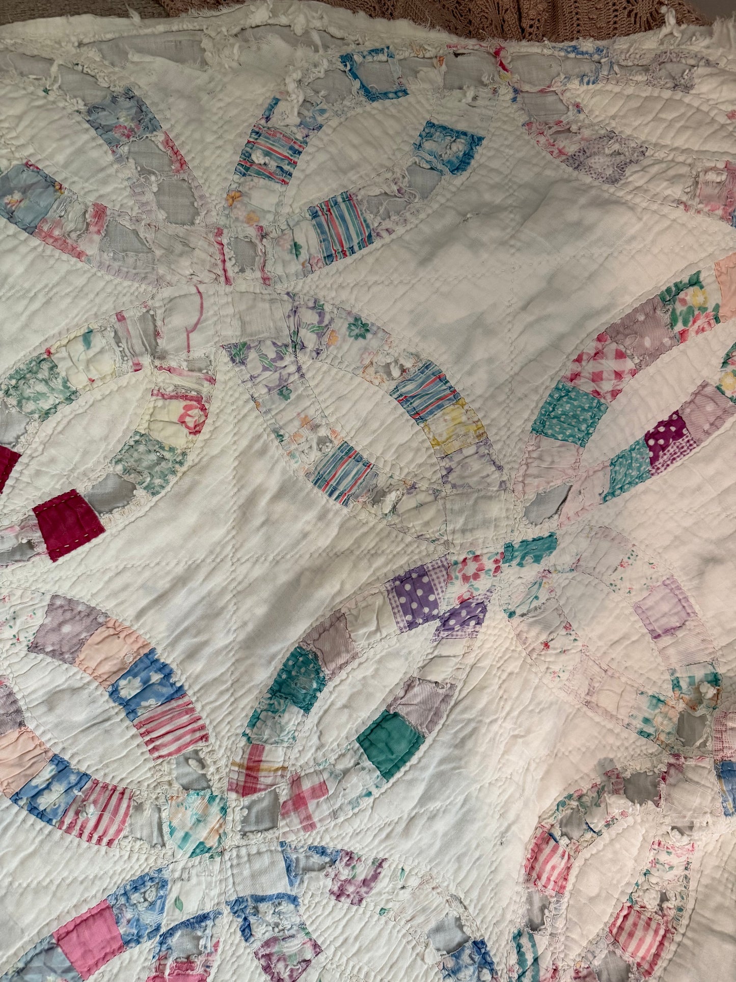 Vintage Wedding Ring Cutter Quilt