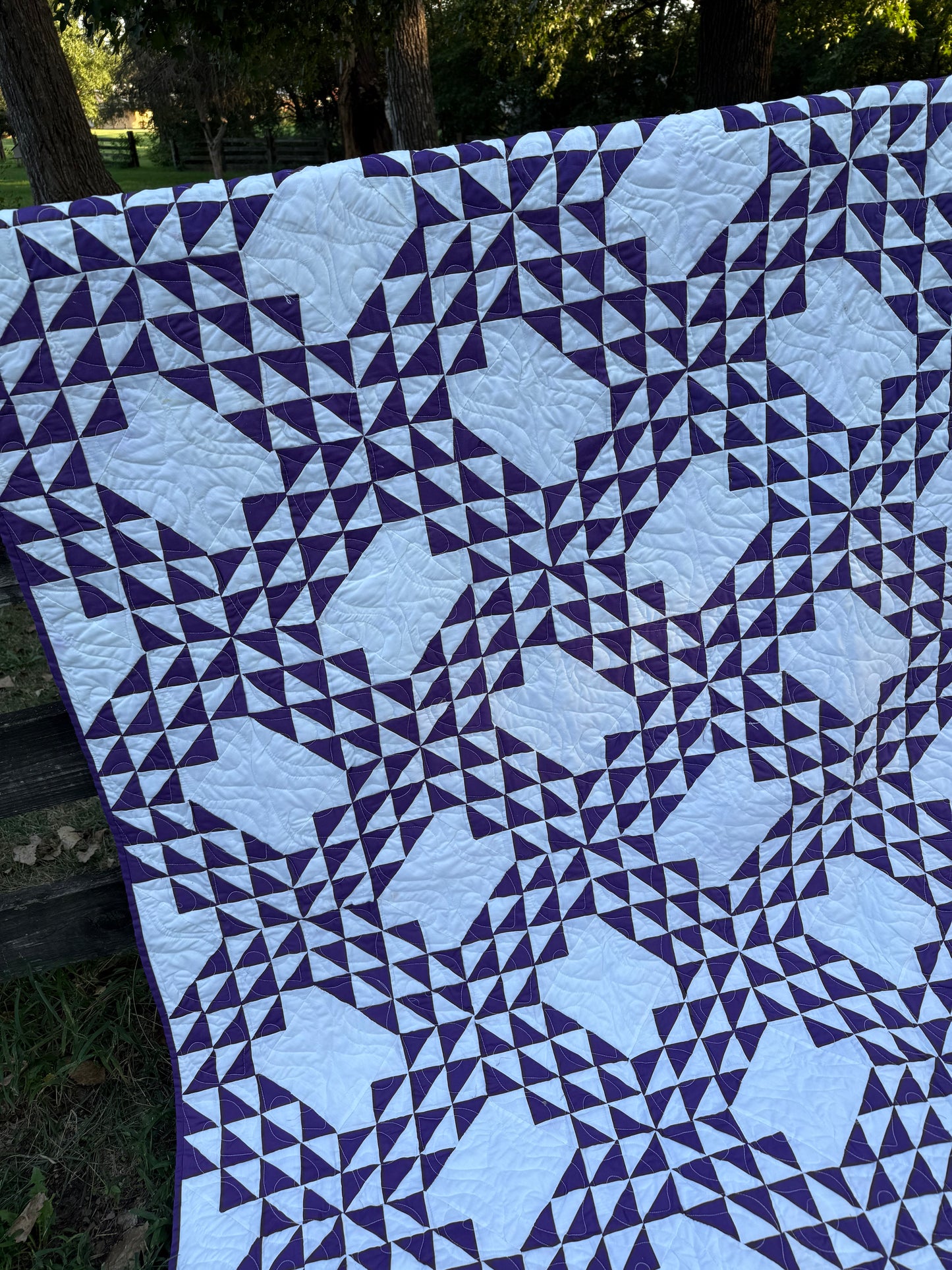 Handmade Ocean Waves Quilt