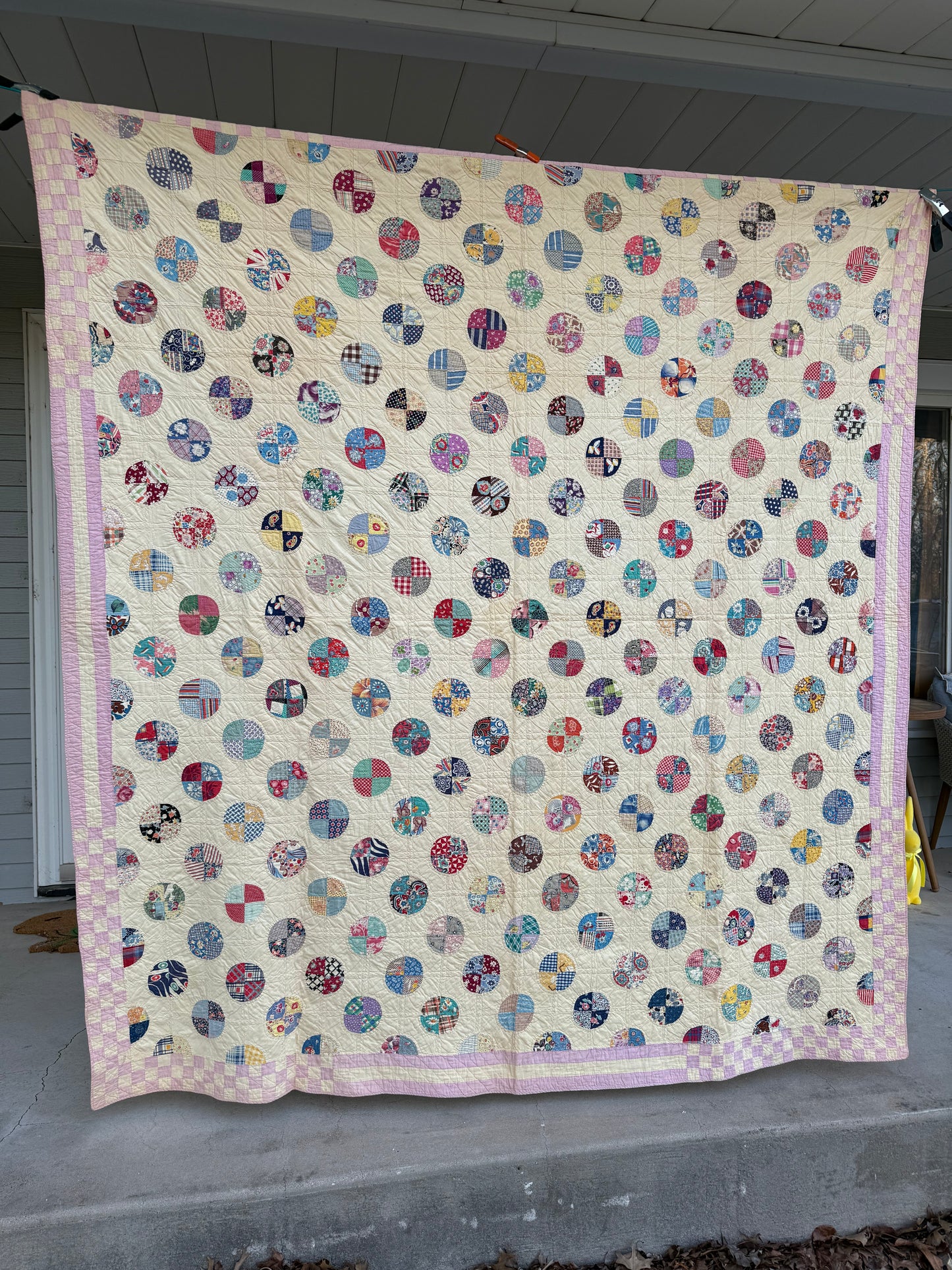 Piece of the Pie Antique Quilt