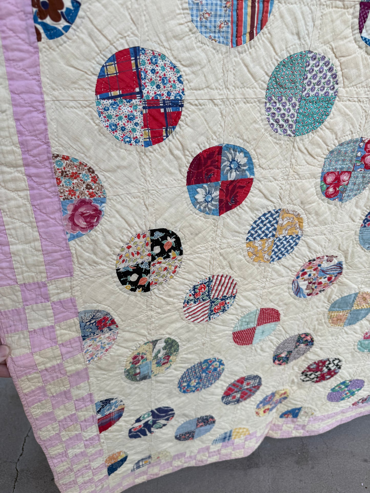 Piece of the Pie Antique Quilt
