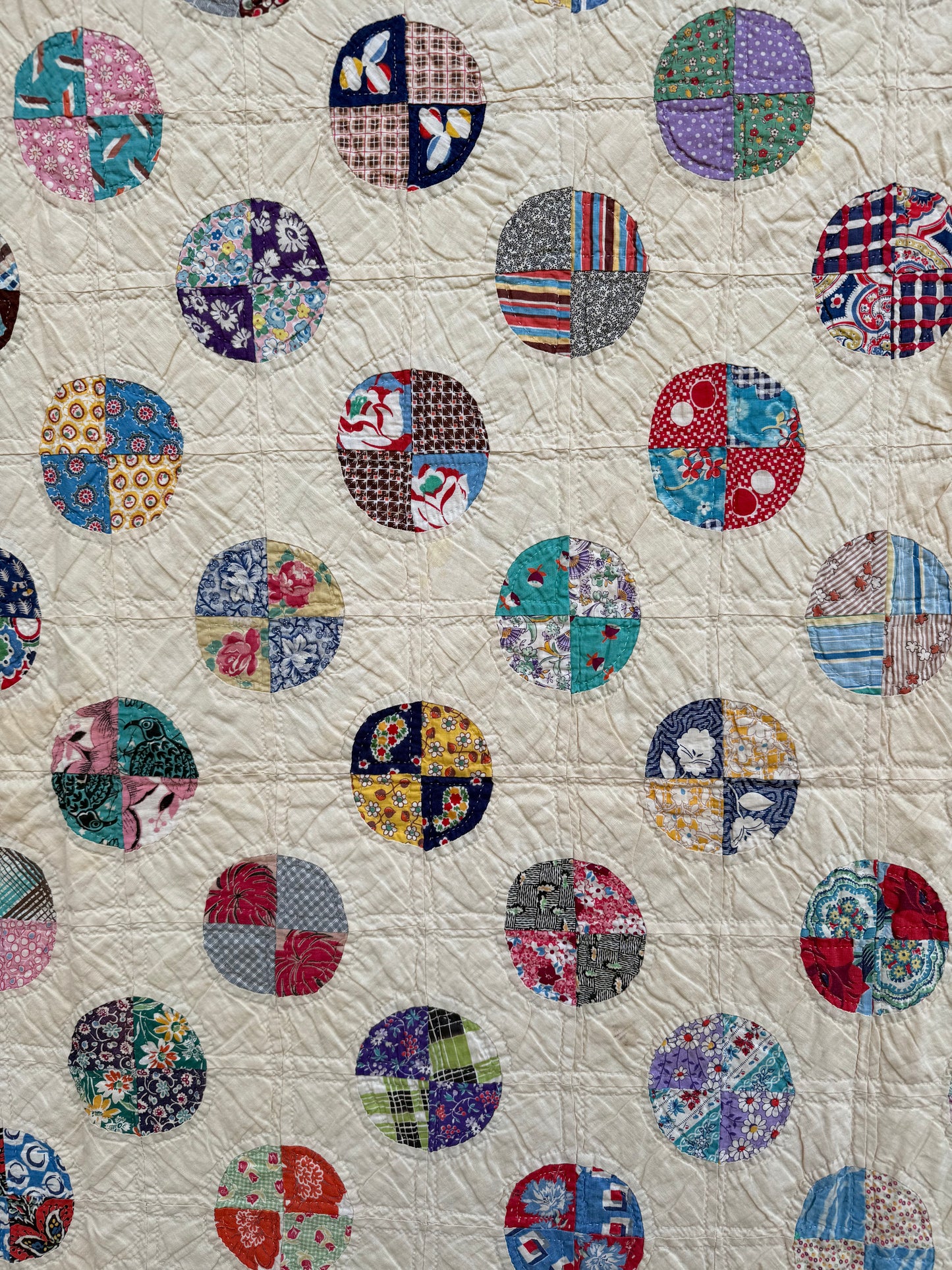 Piece of the Pie Antique Quilt