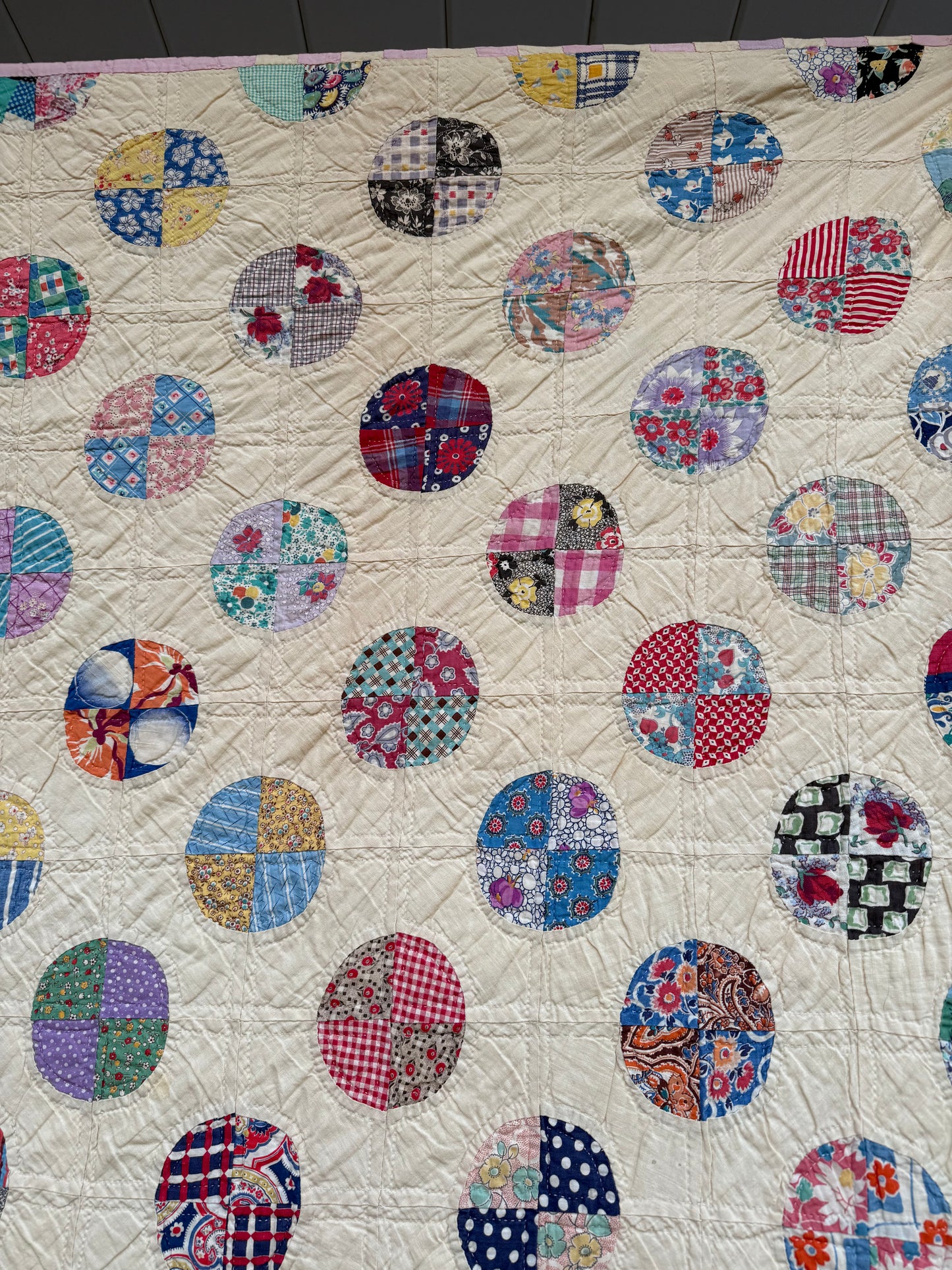 Piece of the Pie Antique Quilt