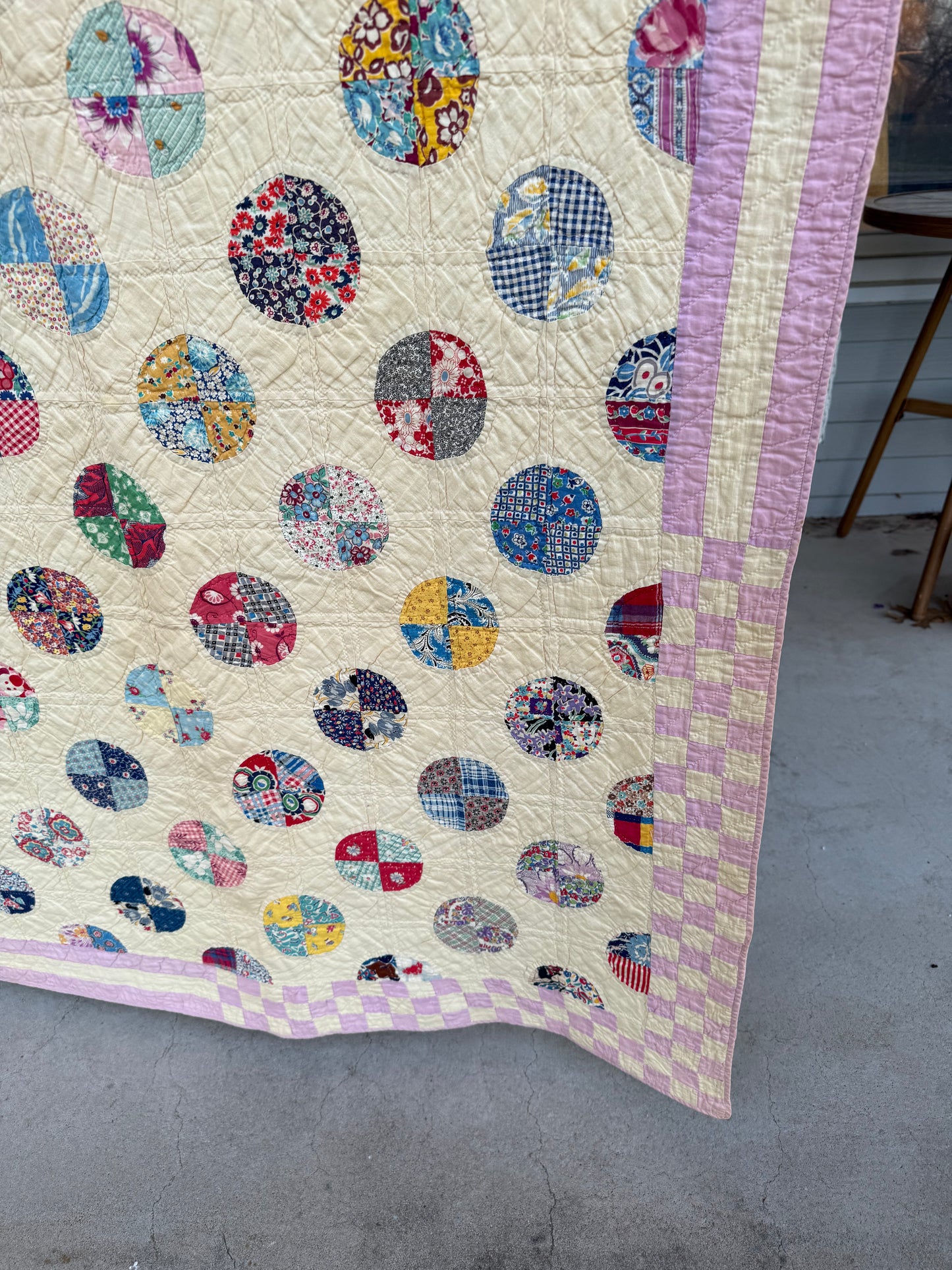 Piece of the Pie Antique Quilt